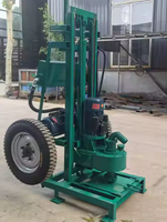 Machine de forage rotative électrique à faible consommation et haute efficacité, 120 m de profondeur, 220 V, avec pompe, pour puits d'eau