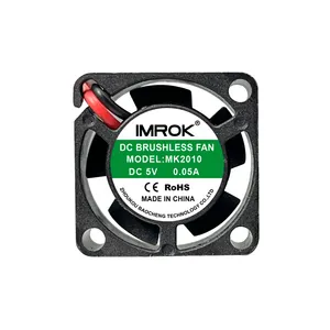 Ventilador de flujo axial 2010 5V 12V CC 20X20X10 DC 5V Ventilador de refrigeración con ventilador de refrigeración con rodamiento de bolas