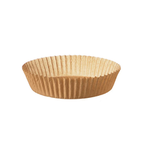 100 pièces de doublures carrées jetables en papier sulfurisé non blanchi, écologiques, imperméables, anti-graisse, résistantes au four et compatibles friteuse à air, pour 4,5-8 Qt