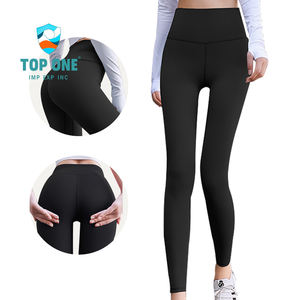 TopOne, pantalones deportivos de Yoga para mujer, mallas de nuevo diseñador, moldeadores de entrepierna largos de LICRA suave de alta compresión, resistentes - Product Image 1