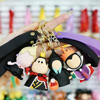 Porte-clés mini-poupées tendance, accessoires de sac, jouets en PVC souple, nouveaux porte-clés de sorcière maléfique de dessin animé