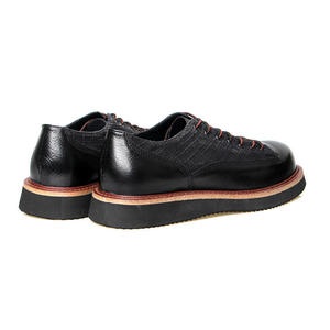 Customized 2026 New Model Men's <b>Retro</b> High Quality Leather Casual Shoes Luxury Handcrafted Toe Oxfords Waterproof Breathable - Product Image 3