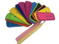 Housse colorée pour bâtonnets glacés 2026, impression personnalisée, sacs en néoprène pour sucettes glacées, supports pour bâtonnets glacés