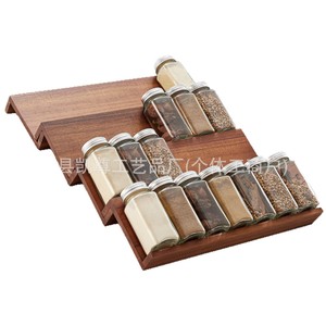 Wooden <b>desktop</b> <b>shelf</b> with drawers, multi-tiered storage box, document holder, pen holder, solid wood tissue holder - Product Image 5