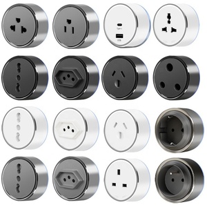 Binario Elettrico Rimovibile Bianco <span class=keywords><strong>Nero</strong></span> Grigio 8000W 60cm con Presa AU e 3 Prese Elettriche 1 USB per Casa Ufficio <span class=keywords><strong>Cucina</strong></span> - Product Image 1