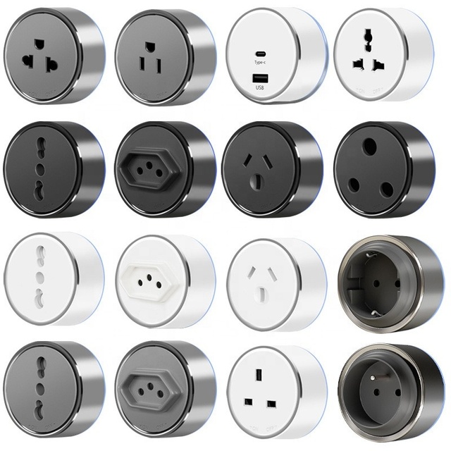 White Black Grey 8000W 60cm AU Power Outlet Removable Power Track Rail Socket with 3 Power 1USB for Home Office Kitchen Wall