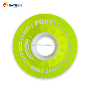 Chaque patins à roulettes clignotants roule les roues de patins quadruples roues de patin à roulettes de 58*32mm - Product Image 2