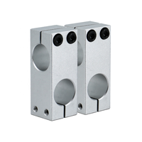 Support de fixation croisée d'axe optique en alliage d'aluminium HLTNC avec précision P2 pour arbres de guidage linéaires de 5 à 40 mm