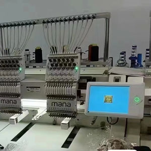 Máquina Bordadora Computarizada de 8 Cabezas para Ropa Plana y Gorras, Usada, en Venta - Product Image 1