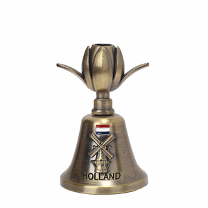 ODM Nhà Máy Trực Tiếp Giá Barcelona Kim Loại 3D Hà Lan Emboss Chuông Áo Vienna Bữa Ăn Tối Tay Chuông Ý Milano Lưu Niệm Chuông - Product Image 4