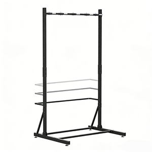 Support de rangement vertical pour vélos avec crochets - Product Image 1
