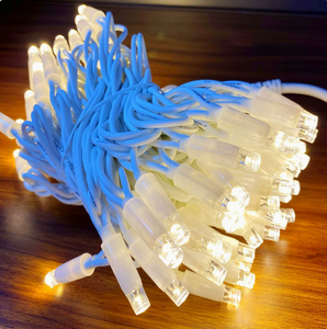 <span class=keywords><strong>Guirlande</strong></span> <span class=keywords><strong>lumineuse</strong></span> LED scintillante blanc chaud, étanche, à économie d'énergie, pour une ambiance romantique de mariage, idéale pour la décoration de véranda - Product Image 2