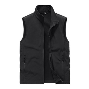 Vêtements de travail de plein air <span class=keywords><strong>Gilet</strong></span> <span class=keywords><strong>Softshell</strong></span> Veste <span class=keywords><strong>sans</strong></span> manches pour hommes Imperméable Camping Randonnée Avec Doublure Polaire - Product Image 2