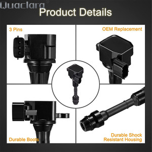 6x Bobines d'allumage en cuivre, bougie d'allumage 3.5 V6 pour Murano Maxima Altima Quest Xterra <span class=keywords><strong>Qashqai</strong></span> 2002-2008 22448-8J115 224488J111 - Product Image 4