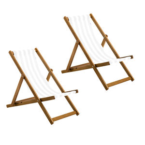 Chaise longue pliable monoplace de qualité Merpauh 3 meubles d'extérieur à niveau réglable pour une utilisation à la plage - Product Image 1