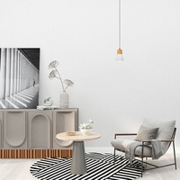 Rouleau de papier peint imperméable autocollant à peler et à coller en vinyle de couleur unie blanche Oron Deco pour chambre à coucher