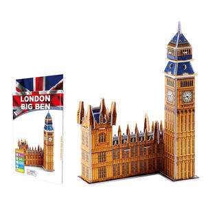 Castillo de piedra de cisne para niños, modelo de construcción, juguetes de papel 3D, construcción, nuevo - Product Image 6