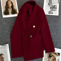 Vente en gros 2025 printemps automne dames Blazer bureau Design de mode boutons en métal femmes veste de costume