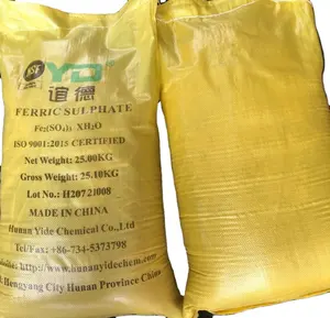 Chinese SOLE NSF CERTIFIED Manufacturer Supply Ferric Sulphate For Industry Water Treatment