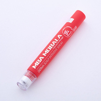 EMILY Brand Tube de crème pour les yeux en plastique souple personnalisé avec tête de massage à bille roulante 25g, sérigraphie pour outils de maquillage et masques faciaux, Jiangsu