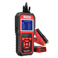 KONNWEI KW870-Probador de batería de coche y herramienta de diagnóstico automotriz para Analizador de motor de coche, herramienta de escáner OBD2