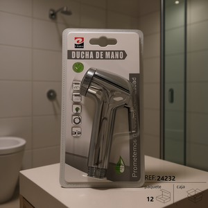 Ducha De Mano 24232 Chrome Finish Hand Shower With Spray Nozzle For Bathroom Use - Product Image 3