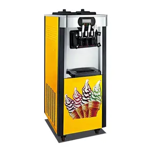 Máquina de helado suave de acero inoxidable, económica, precio de Máquina Inteligente