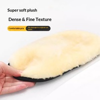 Gants de nettoyage Baisly pour voiture, en fausse fourrure épaisse doublée de polaire, conception patte d'ours, pour le lustrage et le nettoyage