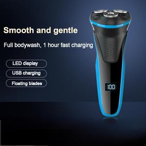 Rasoir Électrique Classique Rechargeable CITICITY pour Hommes, Rasoir Corporel Complet à Triple Lame, Alimentation USB, Utilisation Faciale, Lavable - Product Image 5