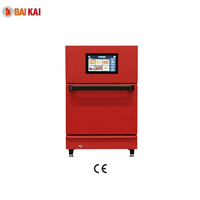 Four combiné haute vitesse compact tout-en-un pour boulangerie, cuisson rapide, contrôle tactile, écran LED, minuteur intégré, prise 15A