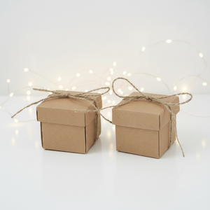 Accept Custom Logo <strong>Small</strong> Kraft Candy Treat Paper <strong>Boxes</strong> <strong>With</strong> <strong>Lids</strong> Party Favour Cookie Chocolate Package Box <strong>With</strong> <strong>Lid</strong> for Birthday - Product Image 4