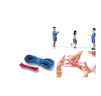 Corde à sauter plate chinoise, bande élastique, jouets éducatifs pour enfants, portable, durable, Gummi-Twist
