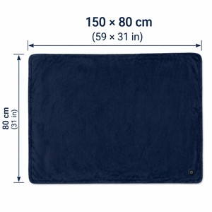 <span class=keywords><strong>Couverture</strong></span> électrique portable en flanelle polaire 80x150cm, 3 niveaux de chaleur, pour bureau, voiture et extérieur, certifiée CE/FCC/ETL - Product Image 4