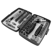 Ensemble de tournevis à cliquet de 68 pièces : Kit complet pour les réparations à domicile, les lunettes, les téléphones portables et le démontage d'ordinateurs
