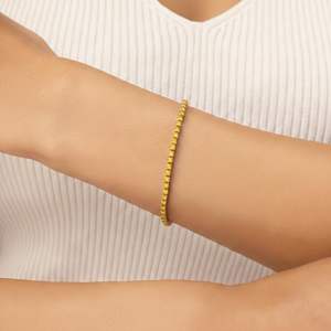 14KT Gold Certified Tennis <b>Bracelet</b> in Natural/Lab Grown Gemstones/Diamonds - Product Image 6