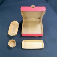 SP5222 Fournisseur de premier plan, faible MOQ, boîtes à pizza en kraft anti-graisse, logo personnalisé, qualité alimentaire, recyclées, pour la livraison à emporter