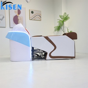 KISEN Fauteuil de lavage professionnel électrique automatique avec hydrothérapie et massage pour salon de coiffure et barbier - Product Image 2