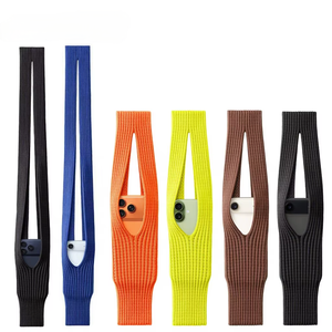 Crossbody Phone <strong>Bag</strong> Knitted Plush Cell Phone Purse Solid Crochet <strong>Mobile</strong> Phone Pocket Shoulder <strong>Bag</strong> Wallet Handbag with Strap - Product Image 2