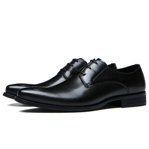 British business formal leather <b>shoes</b> for men, breathable genuine leather, top-grade cowhide, casual work <b>shoes</b>, pointed toe - Product Image 4