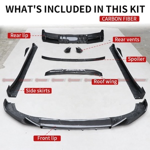 Mejor Precio: Kit de Carrocería de Fibra de Carbono Seca Estilo Abina para Lotus Emeya - Labio Delantero, Trasero, Faldones Laterales, Spoiler y Ventilaciones - Product Image 2