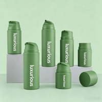 Flacon AIRLESS en PP de 30ml, 50ml, 80ml, 100ml, 120ml, 150ml au design de luxe pour lotion et autres cosmétiques, avec pompe AIRLESS