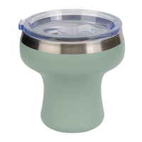Gobelet isotherme double paroi en acier inoxydable 304 pour bureau, avec couvercle et logo personnalisable, réutilisable, 6-12 heures