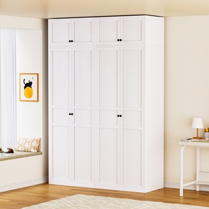 Armoire de rangement moderne en acier inoxydable KD avec penderie et étagère pour chambre à coucher, salle à manger, salon ou hôpital - Product Image 2