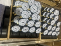 Manómetro Profesional de Alta Presión de 25 Bares, Esfera de 2 Pulgadas, Interfaz de Latón de 1/4 NPT, para Tanques y Compresores de Alta Presión