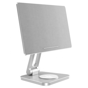 ขาตั้งแม่เหล็กอะลูมิเนียมหมุนได้ 360 องศา ปรับได้สำหรับ <span class=keywords><strong>iPad</strong></span> <span class=keywords><strong>Pro</strong></span> พร้อมฐานชาร์จไร้สาย 15W ที่วางแท็บเล็ตแบบแม่เหล็กตั้งโต๊ะ - Product Image 6