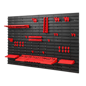 38 Pcs Wall <strong>Mounted</strong> Pegboard Tool Organizer <strong>Board</strong> with Tool Holders for Garage Workshop - Product Image 2