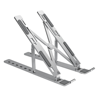 Charmount ergonómico ajustable portátil aleación de aluminio portátil soporte plegable Metal portátil soporte para ordenador portátil para el hogar Oficina