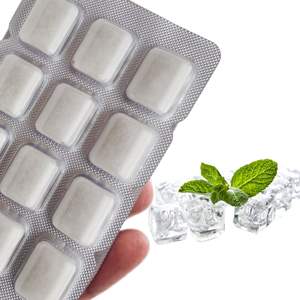 ストロングミントフレーバープライベートラベル苦味のないカフェインチューインガム - Product Image 3