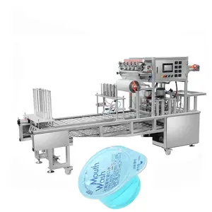 Mini Cup Jelly Filling And Sealing Machine Water Cup Making Filling And Sealing Machine