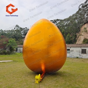 Huevos Dorados Inflables Personalizados, Huevo de Oro Gigante Inflable, Huevos Inflables de la Suerte para el Festival de Pascua - Product Image 6